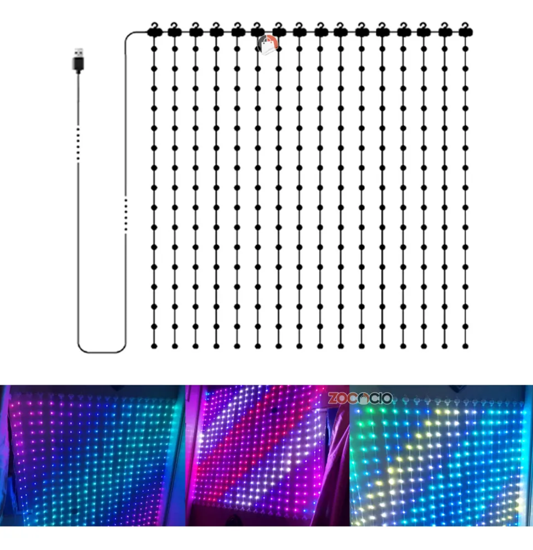Cortina de Luces led inteligentes